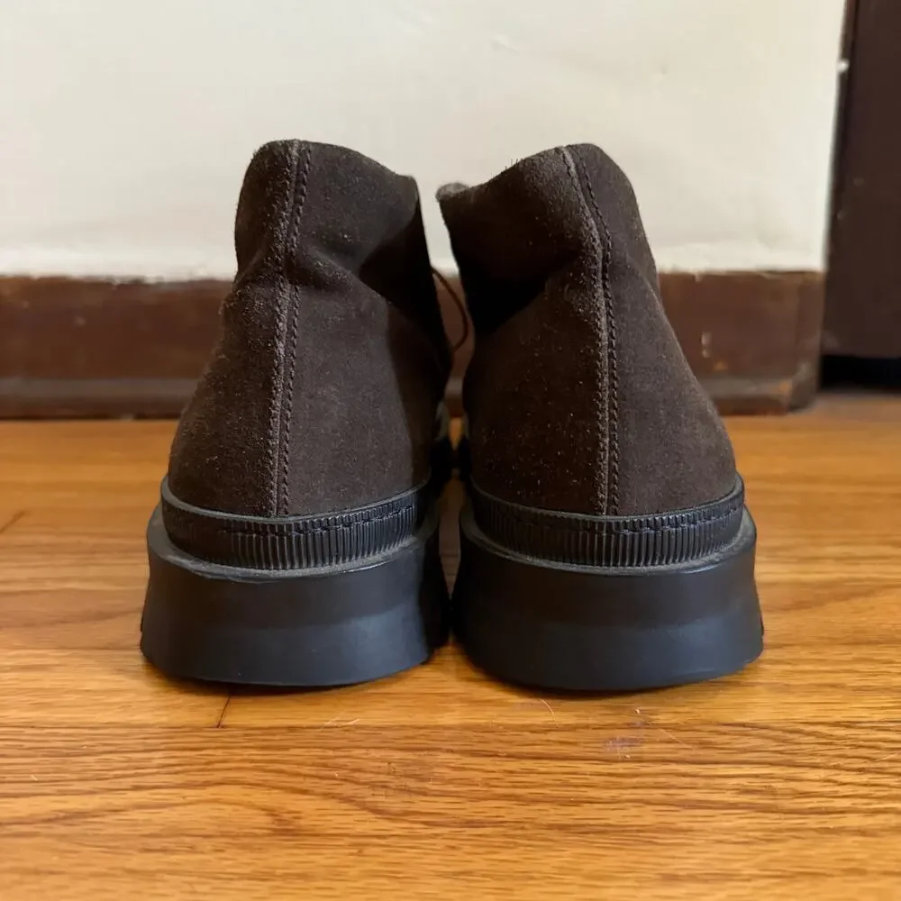 TO BOOT NEW YORK | Adam Derrick | Brown Suede 90s Style Lug Sole Chukka Boot 7.5